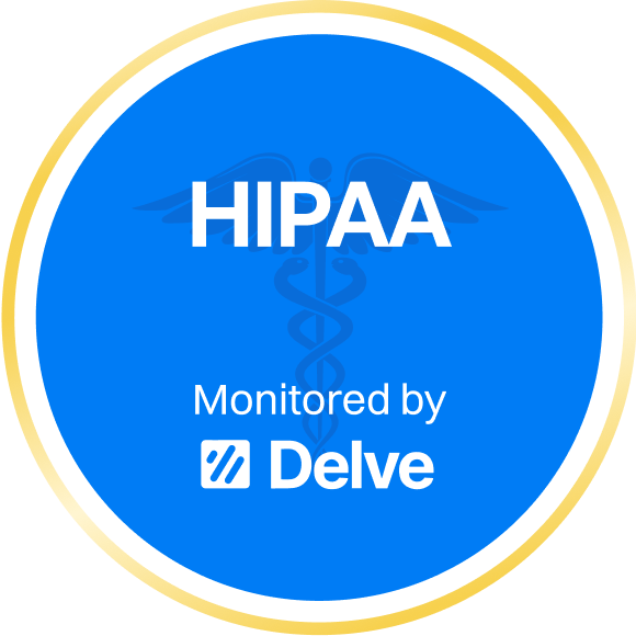 Delve HIPAA Badge